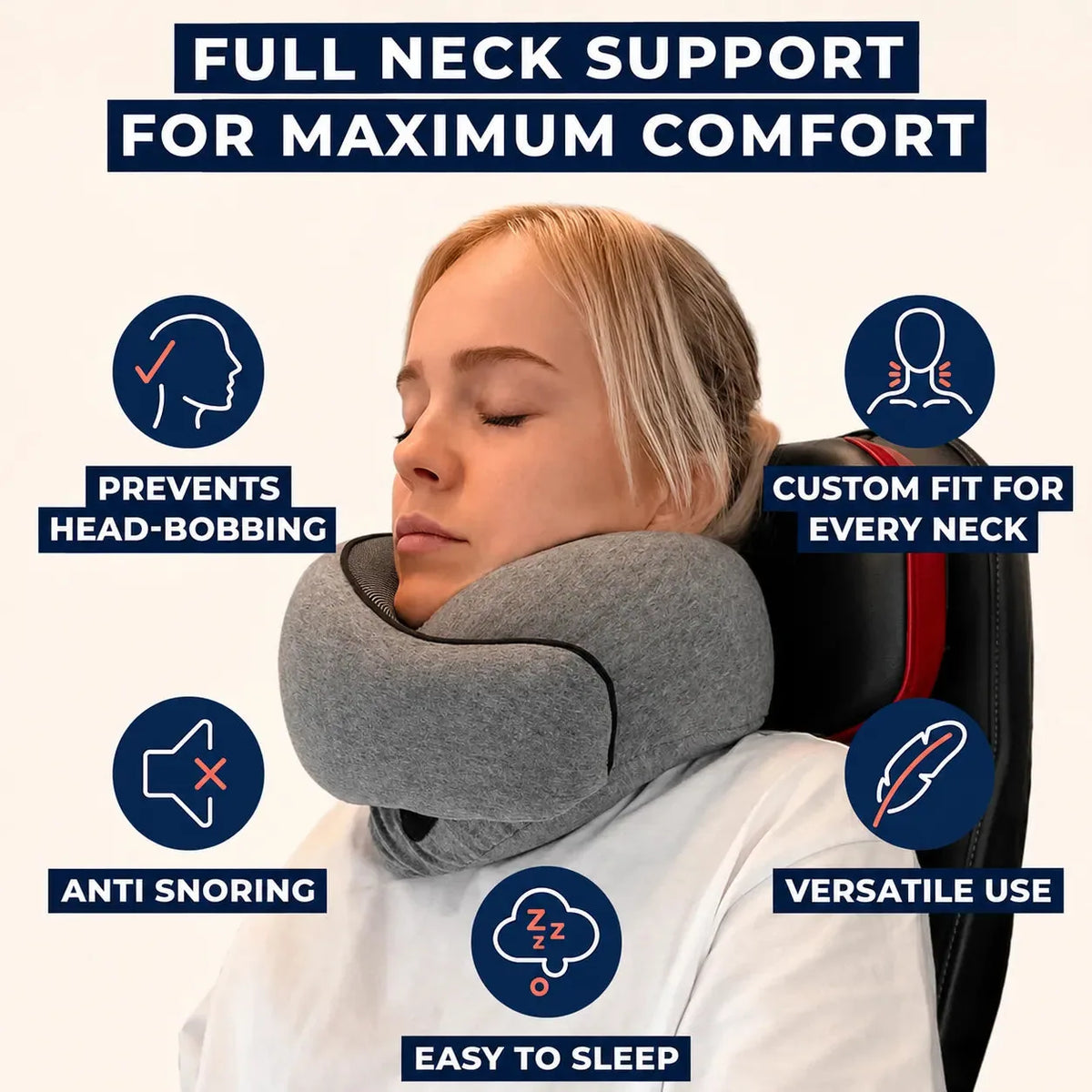 Ergonomic Travel Neck Pillow